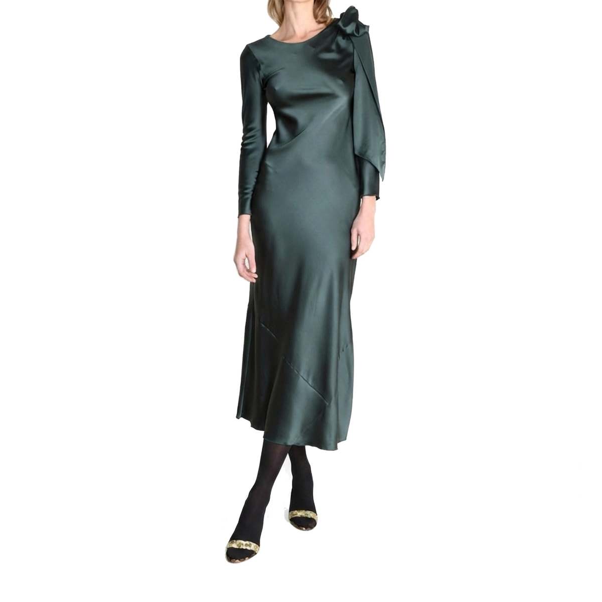 silk madison dress MADISON SILK LONG DRESS GDS WHOLESALE