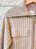 Varley Ablett Jacquard Knit Jacket - Taupe - Thumbnail 3