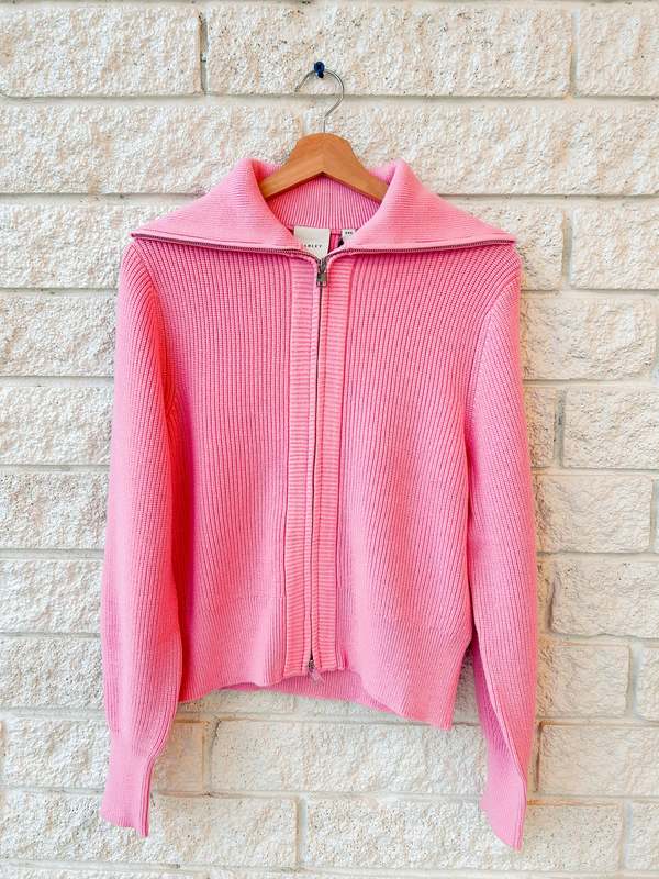 Varley Enrico Knit Jacket - Sea Pink Varley Enrico Knit Jacket - Sea Pink