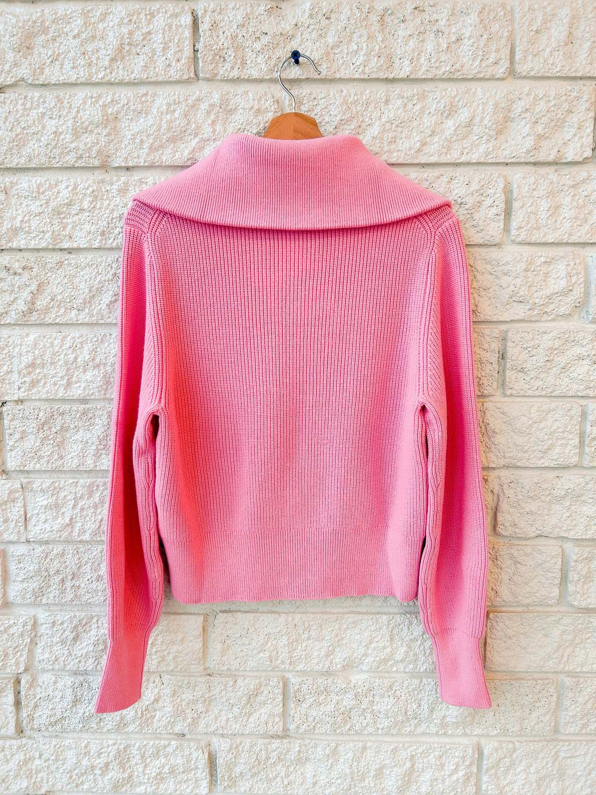 Varley Enrico Knit Jacket - Sea Pink - Image 2 of 4