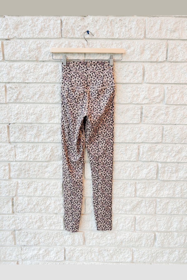 Varley Freesoft High Rise 28 Leggings - Coffee Quartz Cheetah