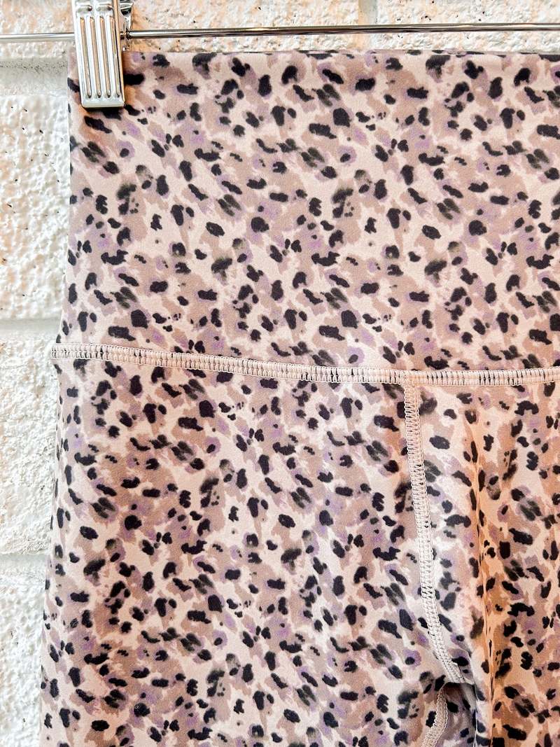 Varley Freesoft High Rise 28 Leggings - Coffee Quartz Cheetah