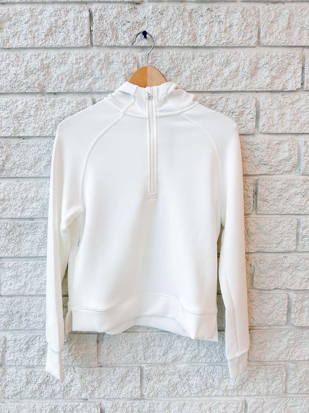 Varley Karo Half Zip Top - Snow White - Image 1 of 4