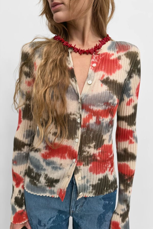 Rodebjer Tie Dye Cardi Cardigan - Tie Dye