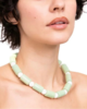Her New Tribe Ambrosia and Mother of Pearl Bead Five Necklace - Green - Thumbnail 2