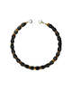 Her New Tribe Tap and Tigers Eye Bead One Necklace - Brown - Thumbnail 1