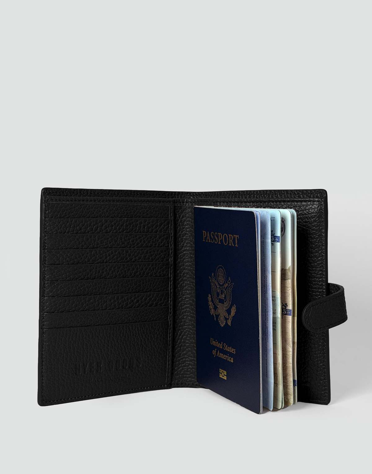 Hyer Goods Il Viaggio Leather Passport Wallet - Image 4 of 9