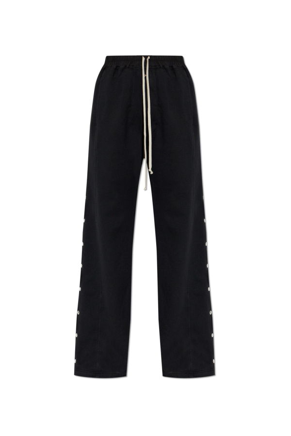 Rick Owens Wide Pusher Pants - Black
