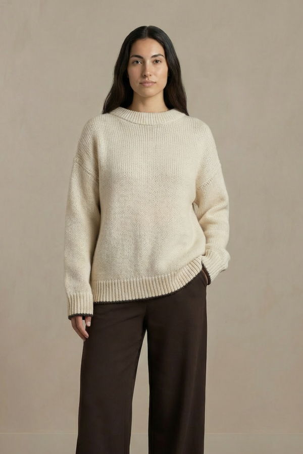 and-OR-Collective Double Faced Crew Sweater