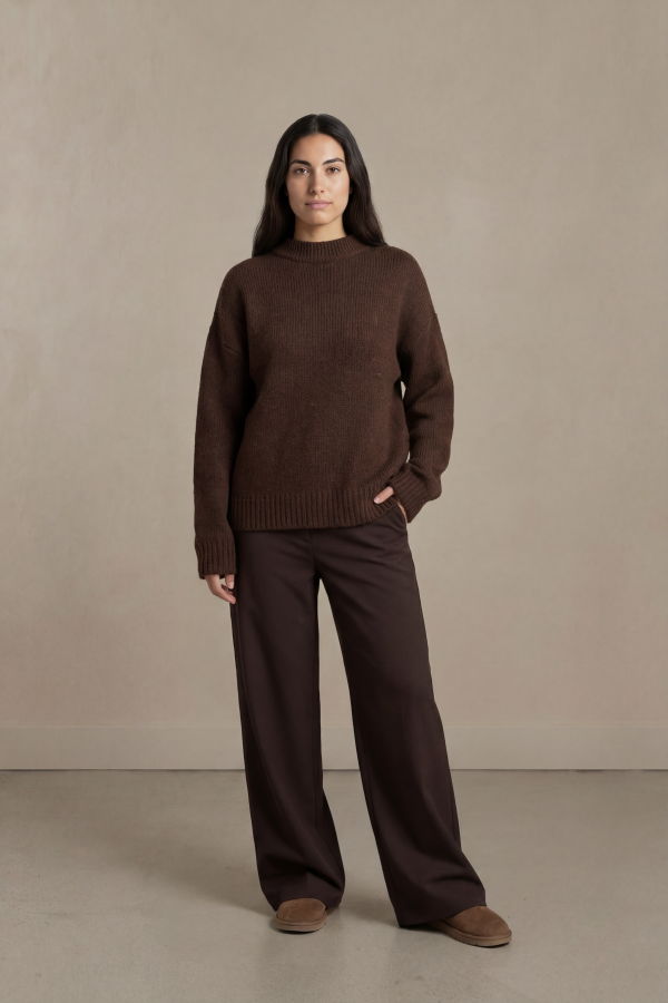 and-OR-Collective Double Faced Crew Sweater