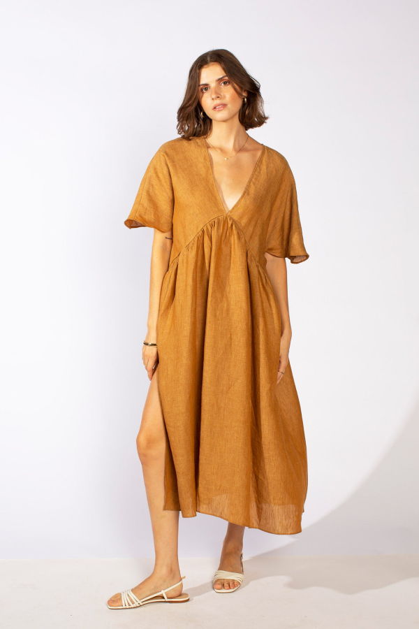 Loup Charmant Riva Kaftan - Chestnut