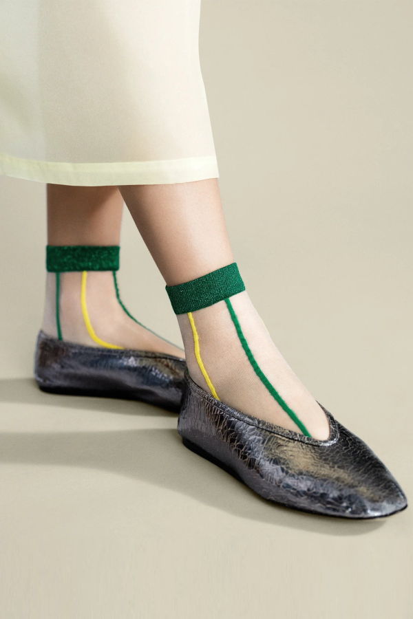 Hansel from Basel Grand Slam Sheer Short Crew Socks