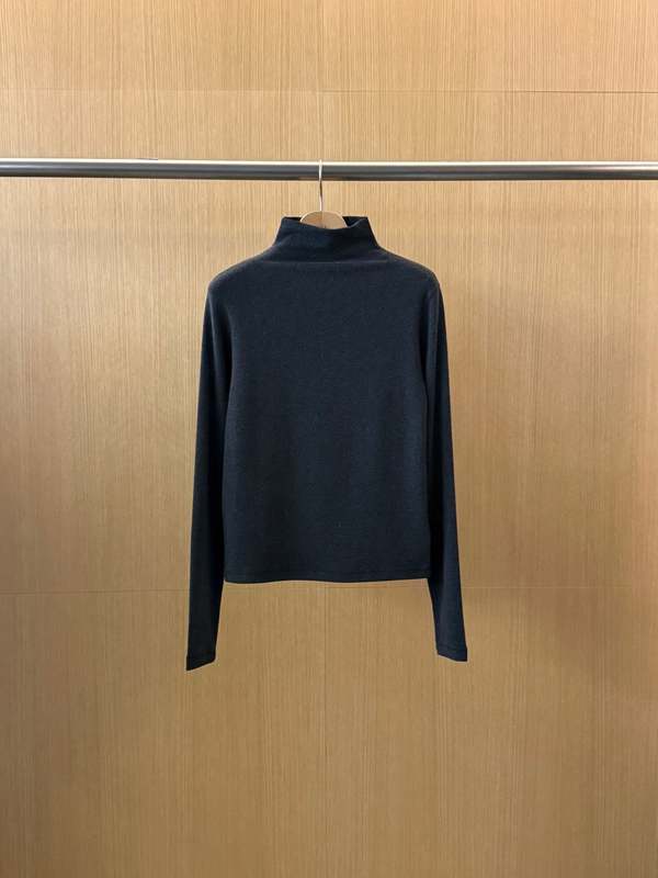 The NKC Store Eve Turtleneck Top - Grey