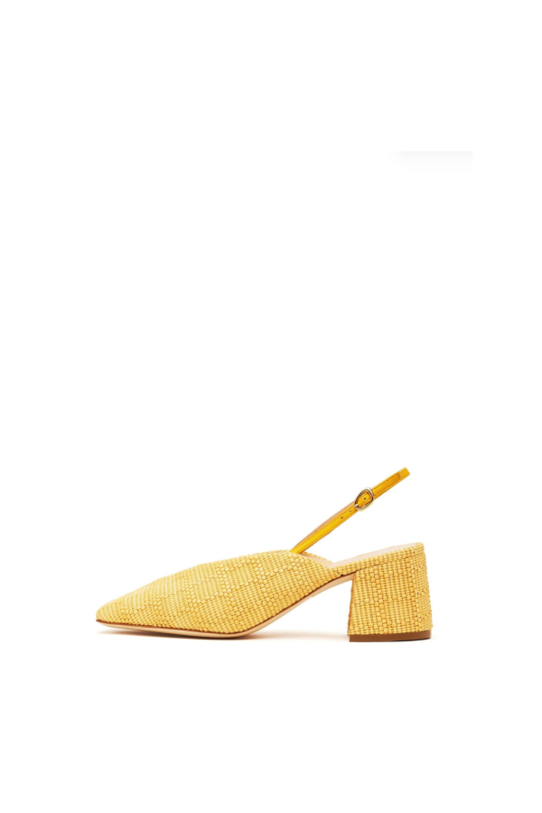 Rupert Sanderson Marquito Slingback Heels - Dandelion
