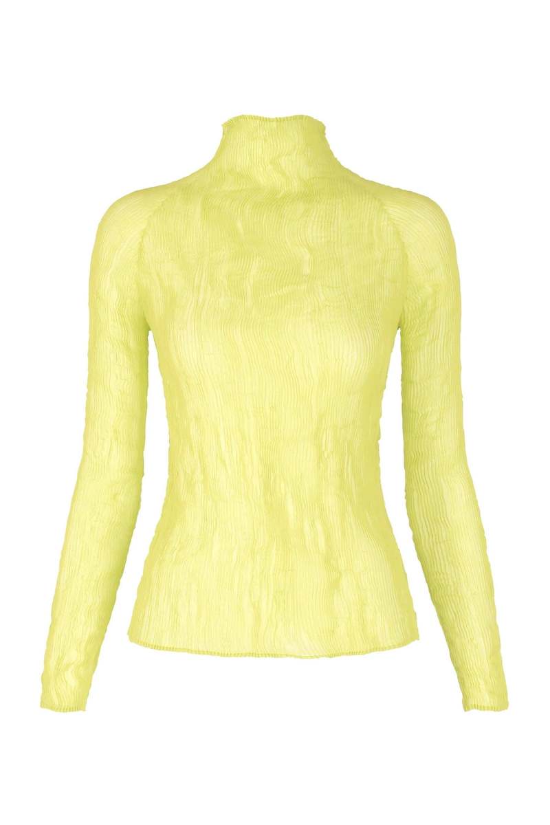 Issey Miyake Chiffon Twist 1 Top - Light Green