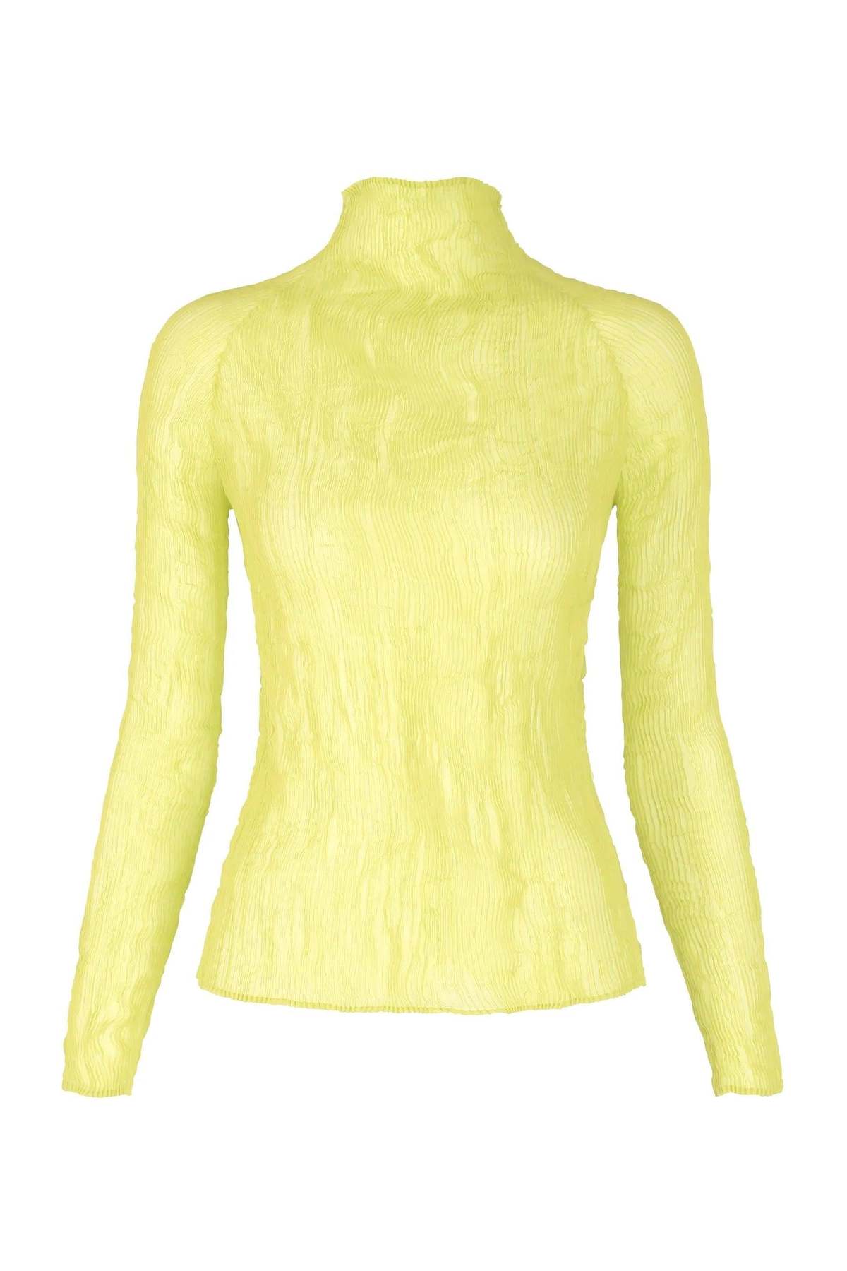 Issey Miyake Chiffon Twist 1 Top - Light Green - Image 6 of 6