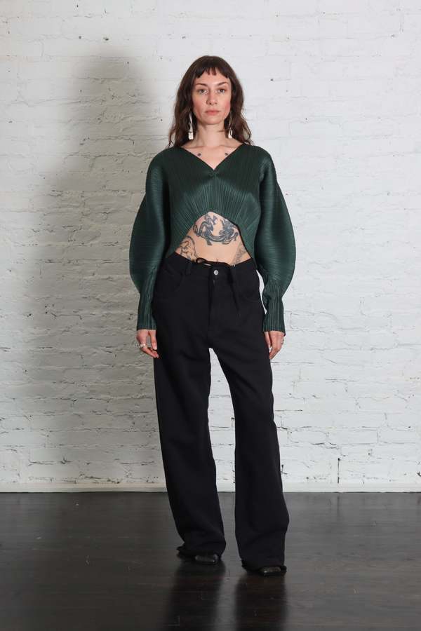 Pleats Please by Issey Miyake December Monthly Colors Cardigan