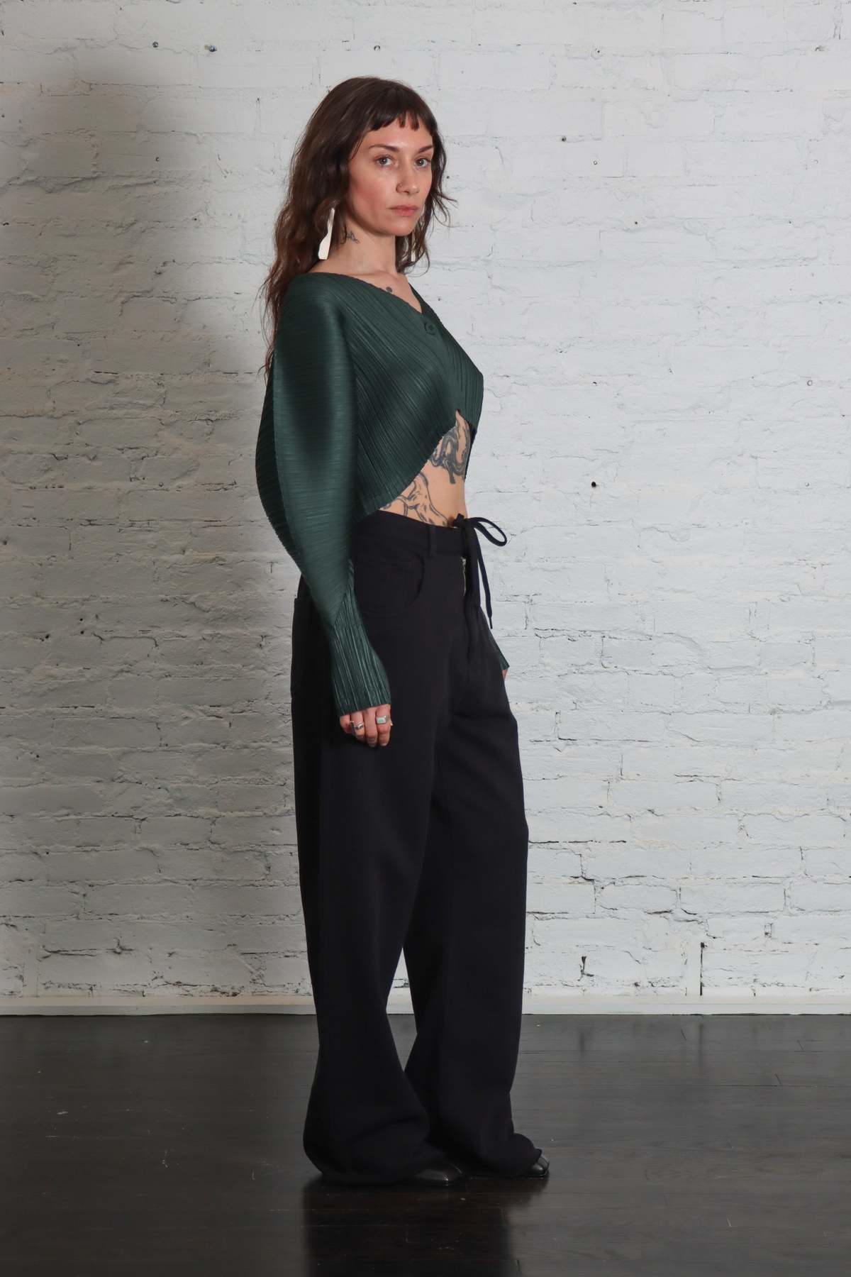 Pleats Please by Issey Miyake December Monthly Colors Cardigan - Image 4 of 7