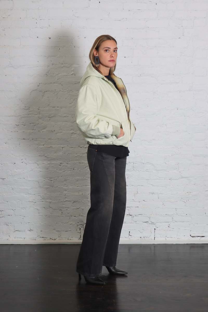 6397 Zip-Up Hoodie - Limestone