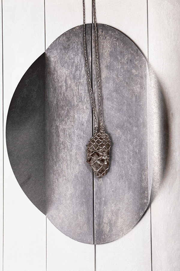 Carina Schott Garden Quartz Necklace - Tan