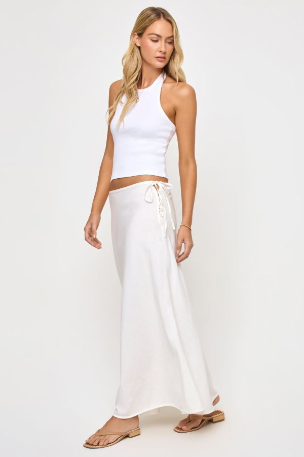L*Space Stop and Stare Skirt - Cream