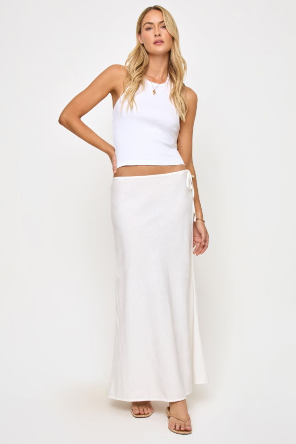 L*Space Stop and Stare Skirt - Cream