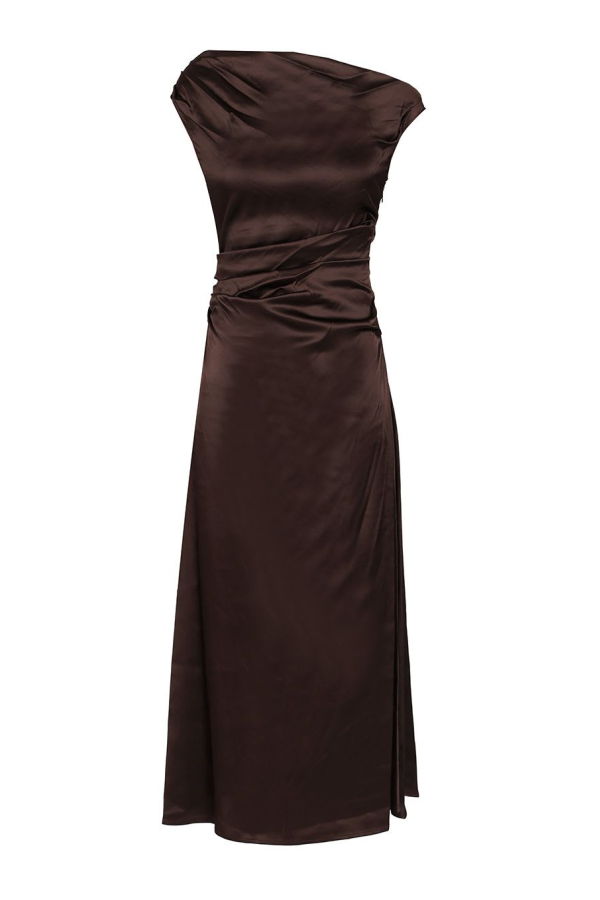 Staud Phare Dress - Brown