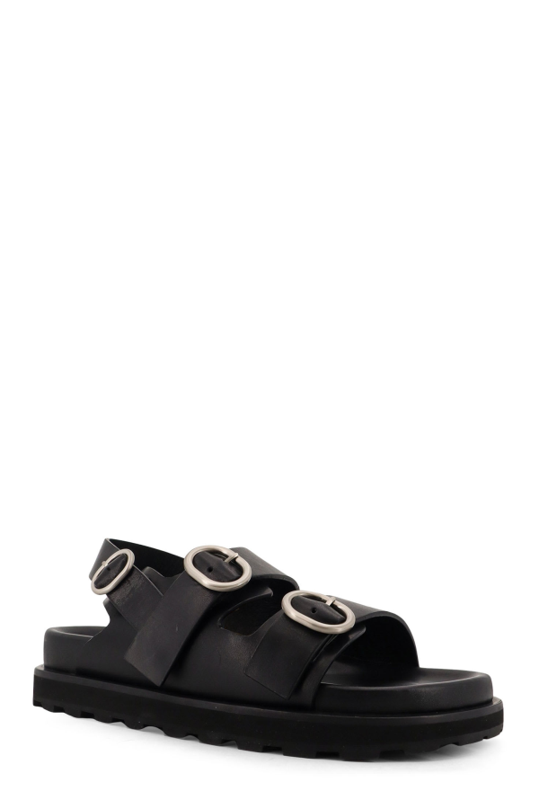 Jil Sander Leather Sandals - Black