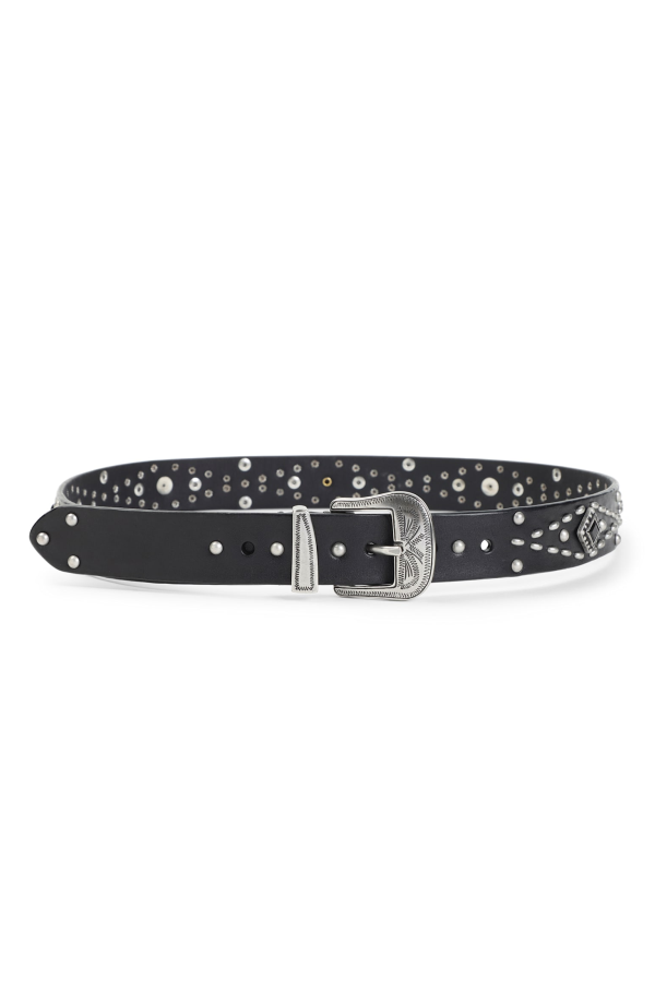 Golden Goose Studded Belt - Black