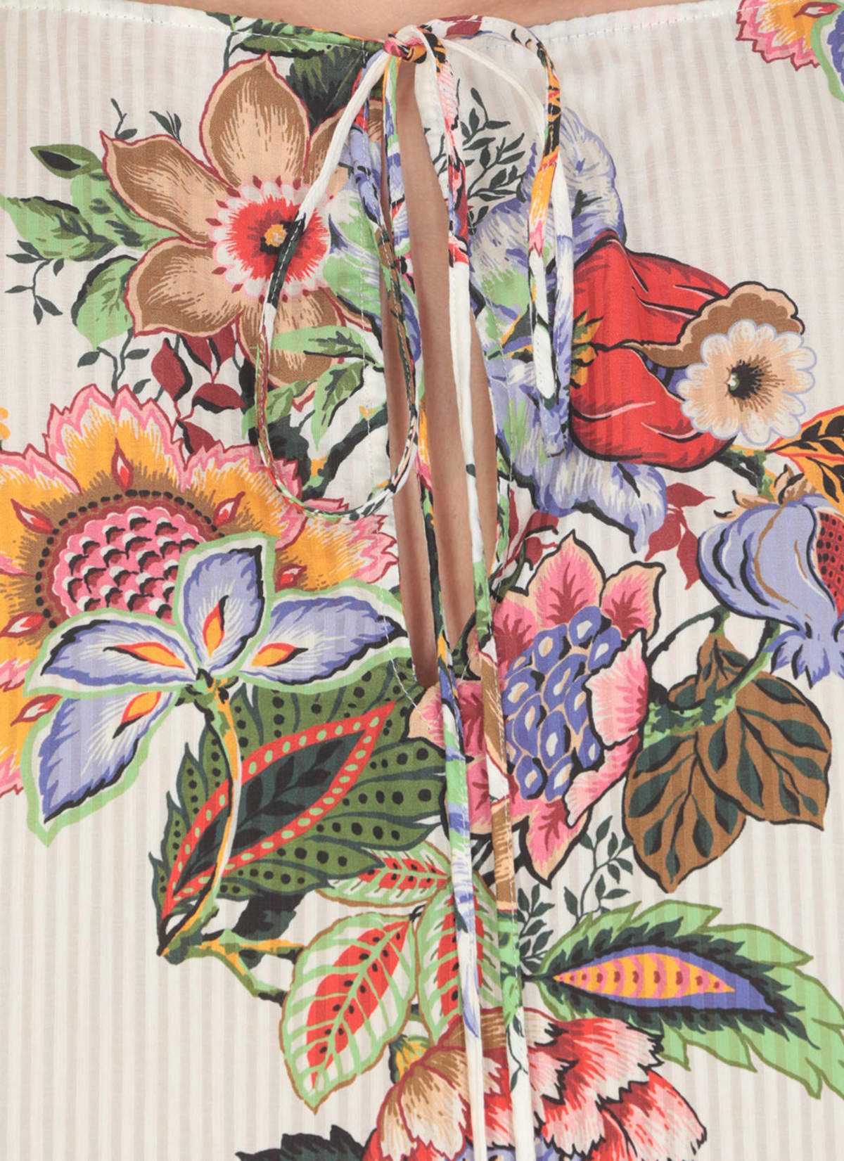 Etro Multicolor Bouquet Blouse - White - Image 5 of 5