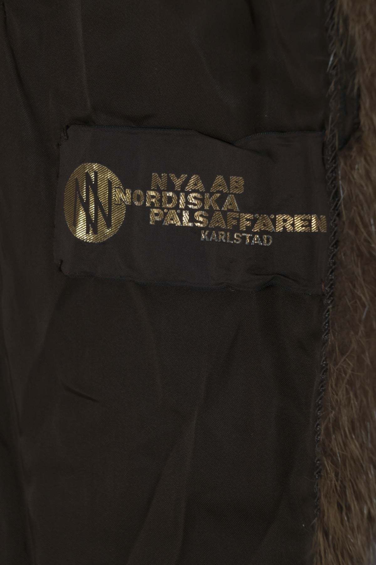 Nya Nordiska (Sweden) Vintage, 1970s, Mink, Pälsaffären, Karlstad - Image 4 of 6