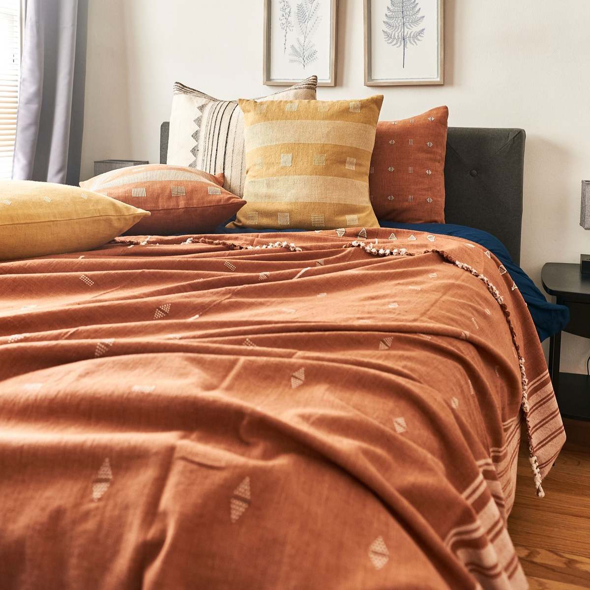 Variously Chokor Nira Pillow - Ochre Yellow - Image 7 of 10