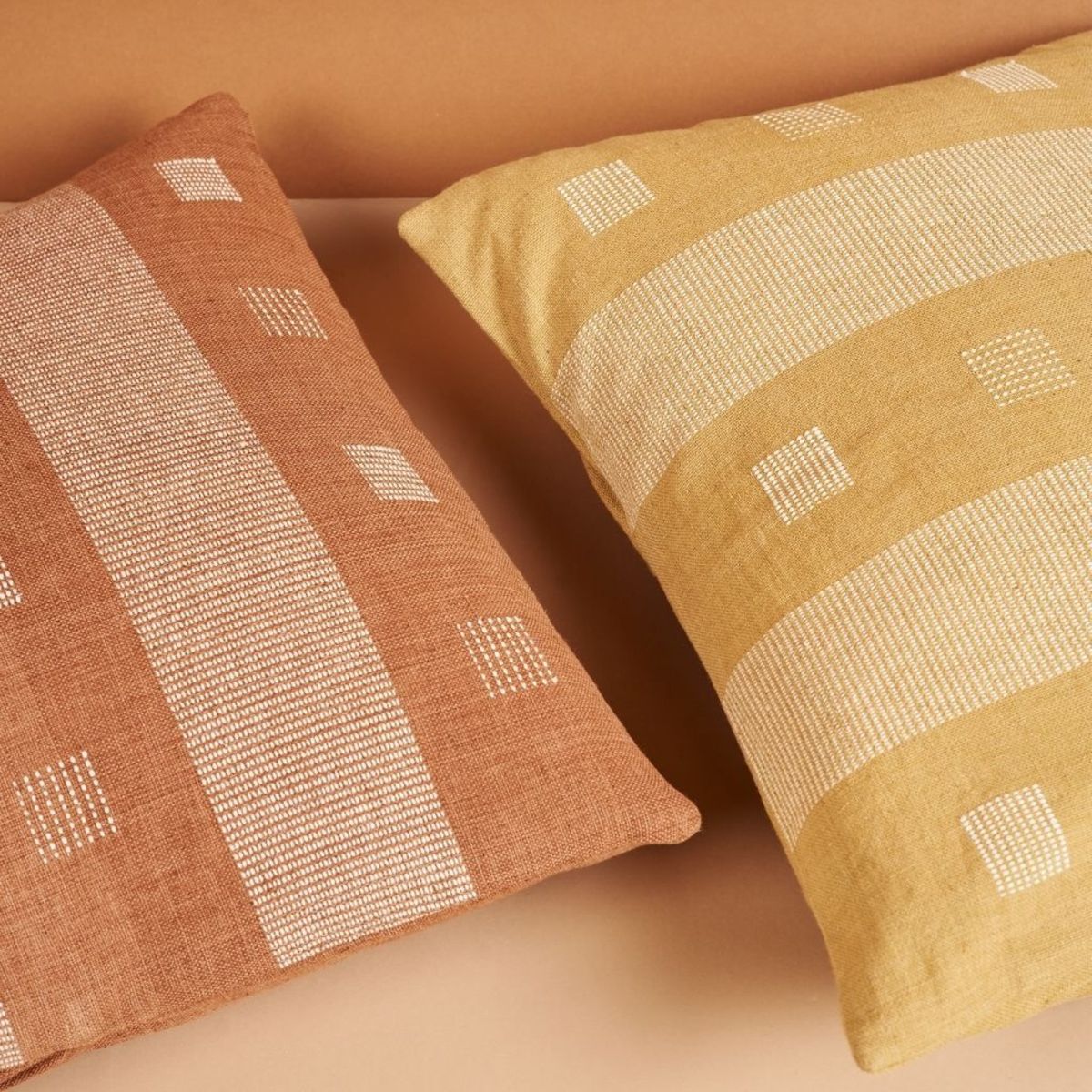 Variously Chokor Nira Pillow - Ochre Yellow - Image 8 of 10