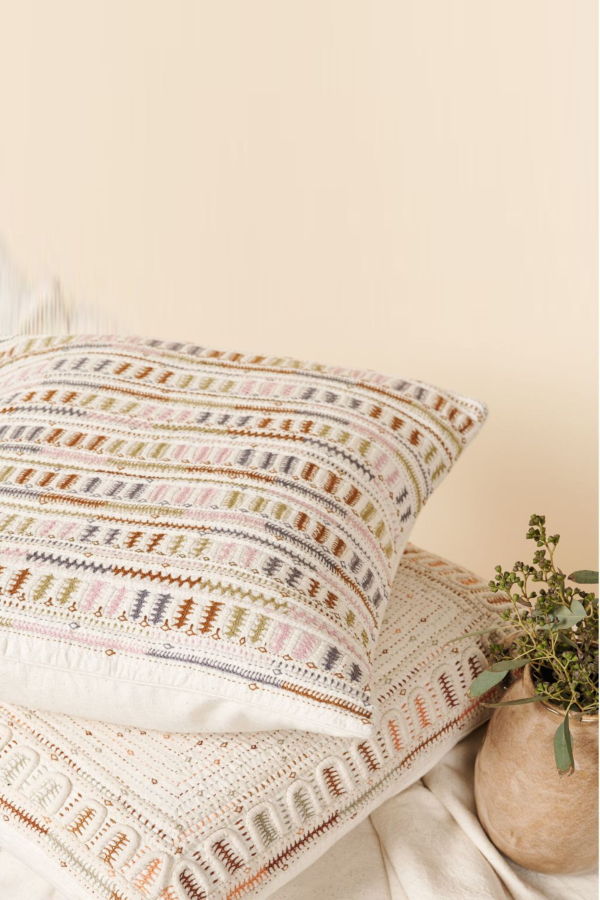 Variously Dahli Pillow - Coral