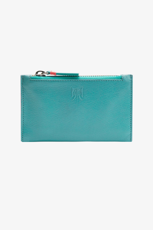 Tusk Slim Card Case With Zip Coin Pocket Wallet