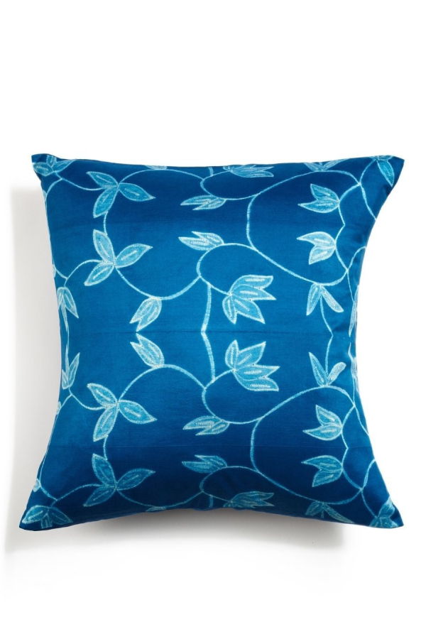 Variously Folio Shibori Pillow - Indigo