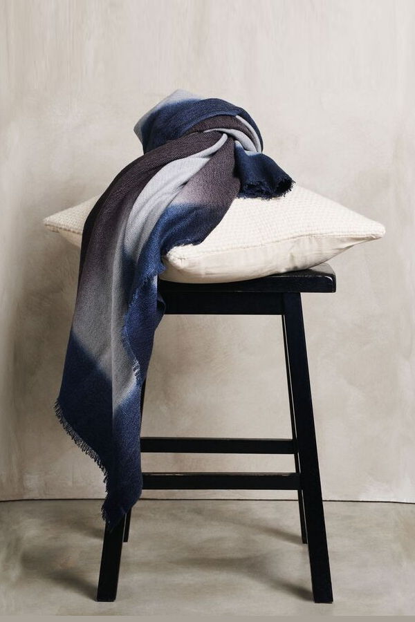 Variously Moonstruck Throw - Blue/Gray