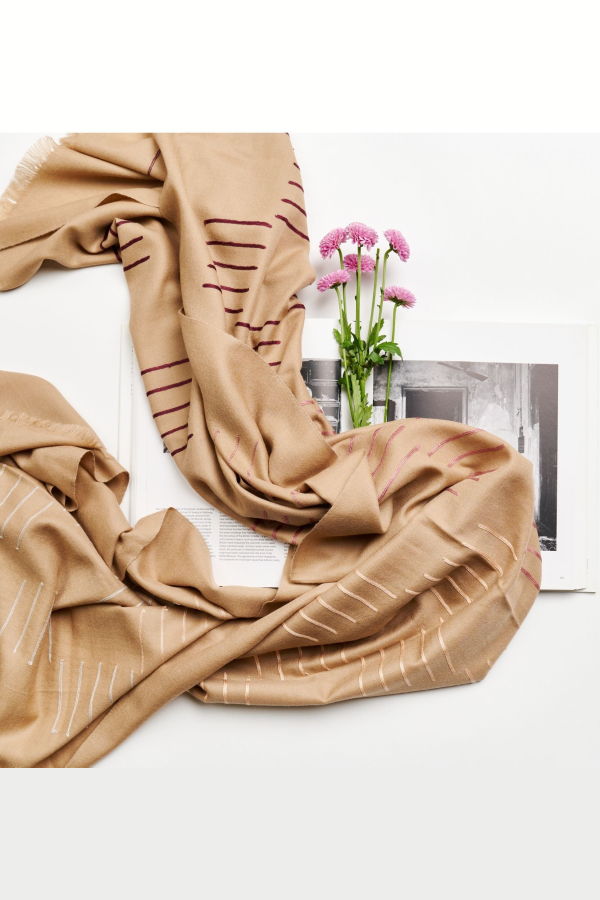 Variously Maple Scarf - Maple Beige