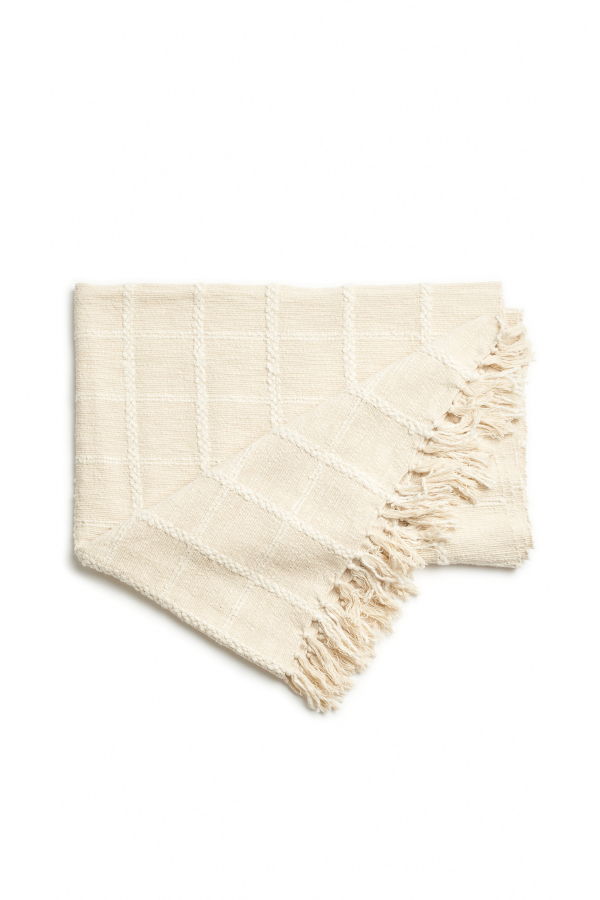 Variously Sea Shell Throw - White
