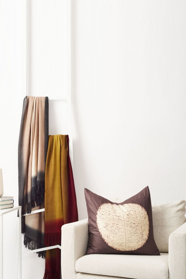 Variously Shunya Handcrafted Shibori Print Pillow - Black