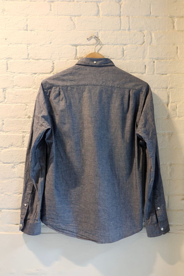 Steven Alan Single Needle Shirt - Port Blue