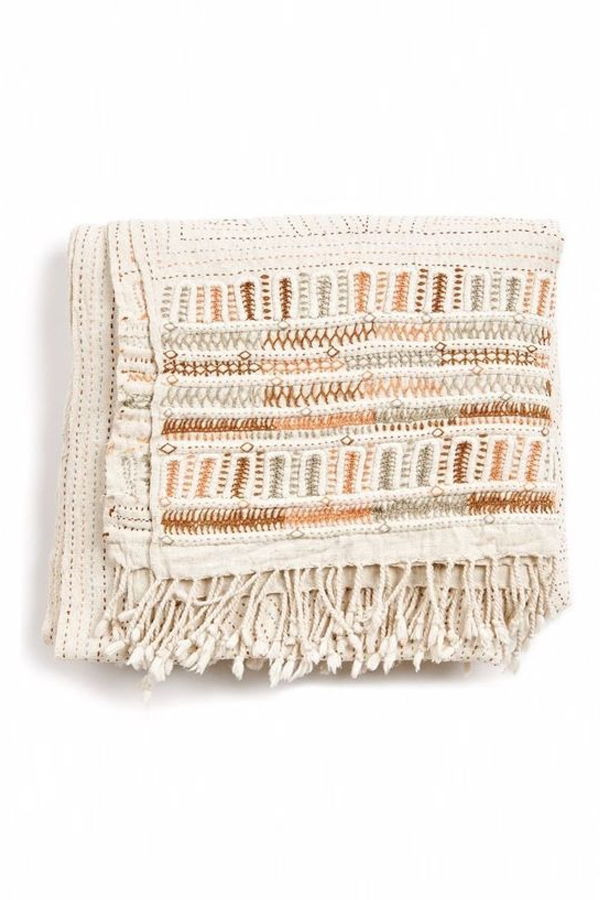 Variously Unah Throw - Coral