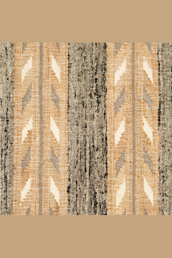 Variously Uneven Arrows Rug - Earthy Hues