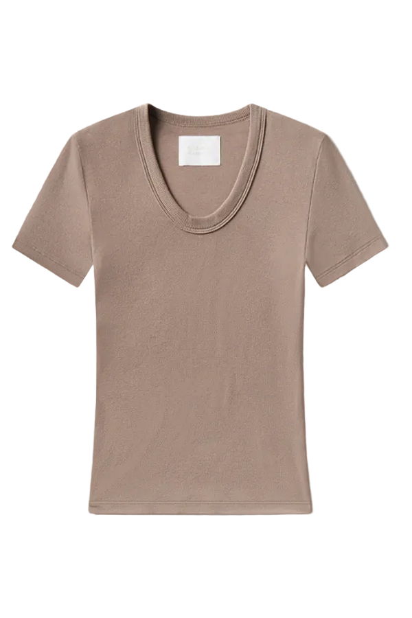 Citizens of Humanity Maude U Neck Tee - Cocoa