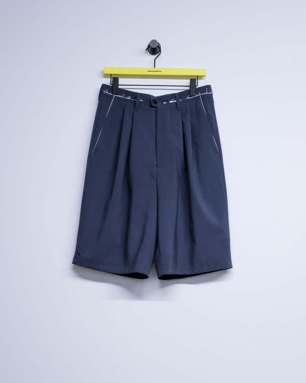 Camiel Fortgens Petrol Wool Slim Suit Shorts Camiel Fortgens Petrol Wool Slim Suit Shorts