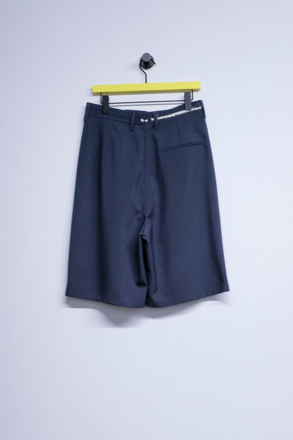 Camiel Fortgens Petrol Wool Slim Suit Shorts