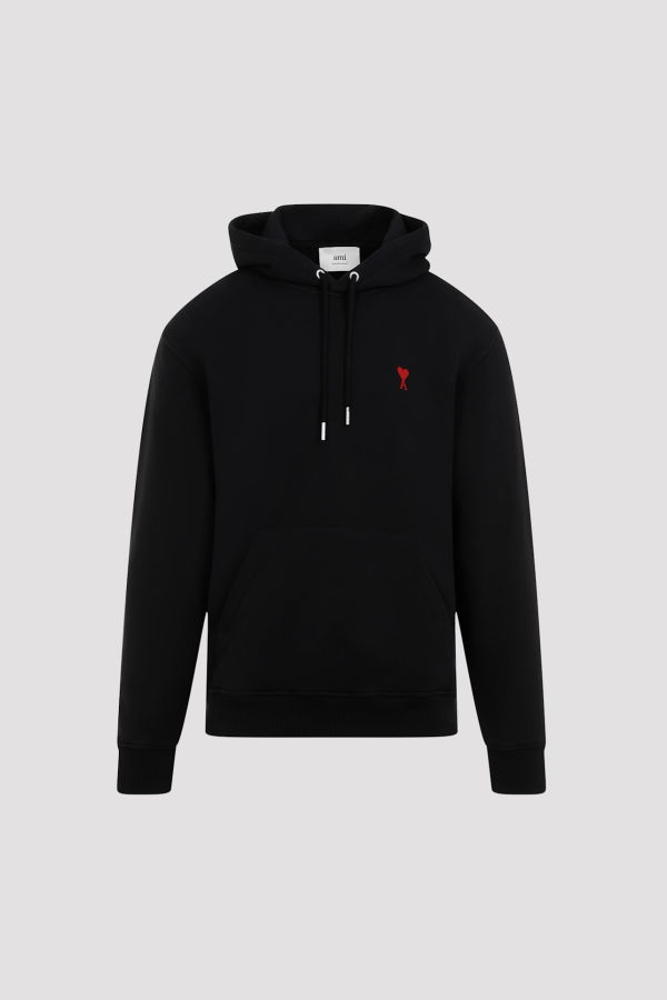 Ami Alexandre Mattiussi De Coeur Hoodie - Black