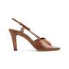 MIU MIU Calf Leather Sandals - Cognac - Thumbnail 2