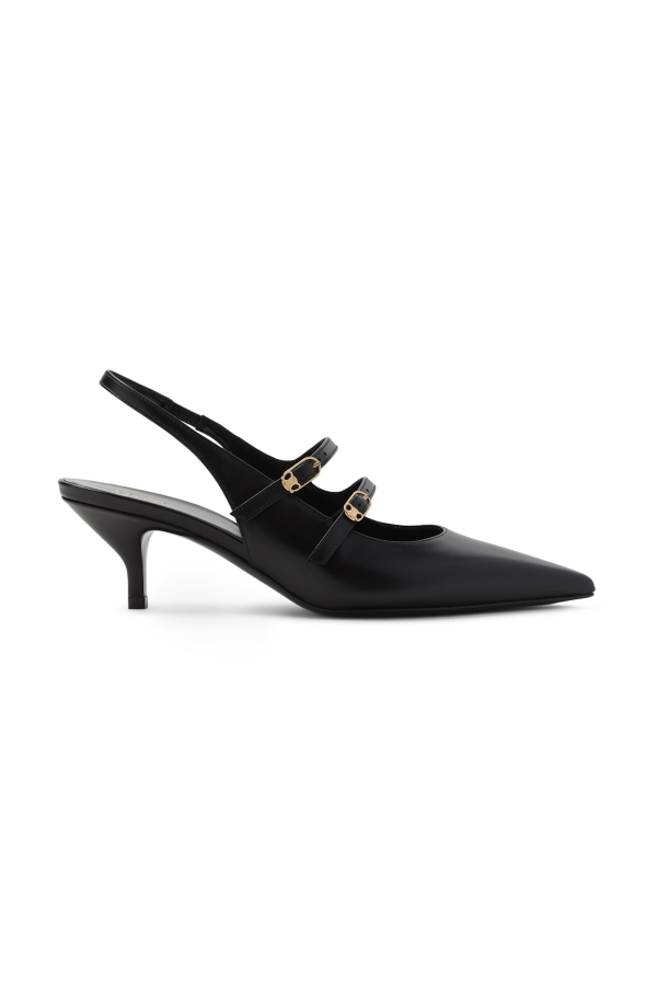 Celine Double Straps Mules - Black