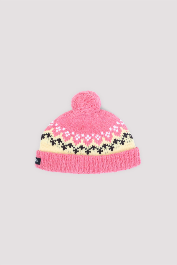 MIU MIU Wool Hat - Pink